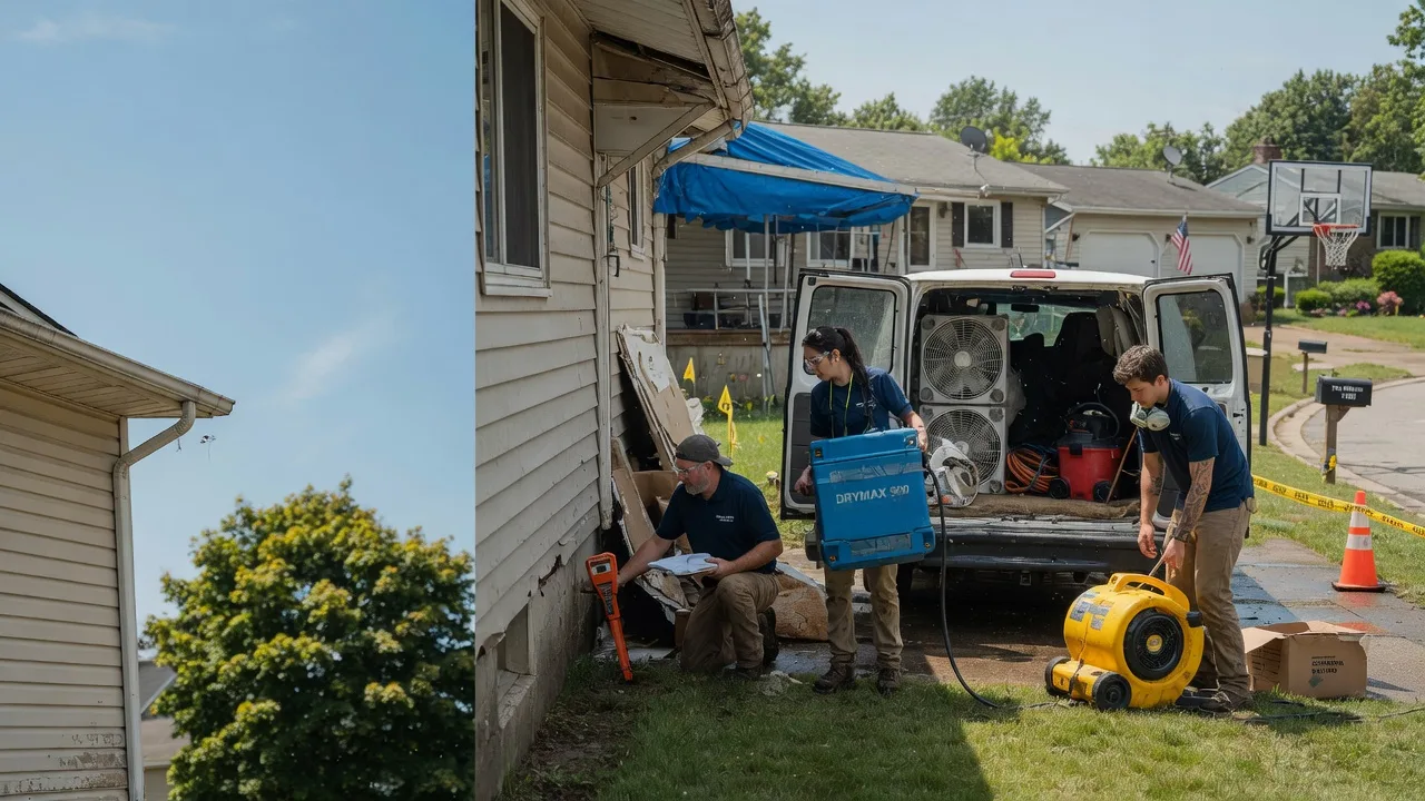 Ceiling Leak Cleanup in Ferryville, WI near me