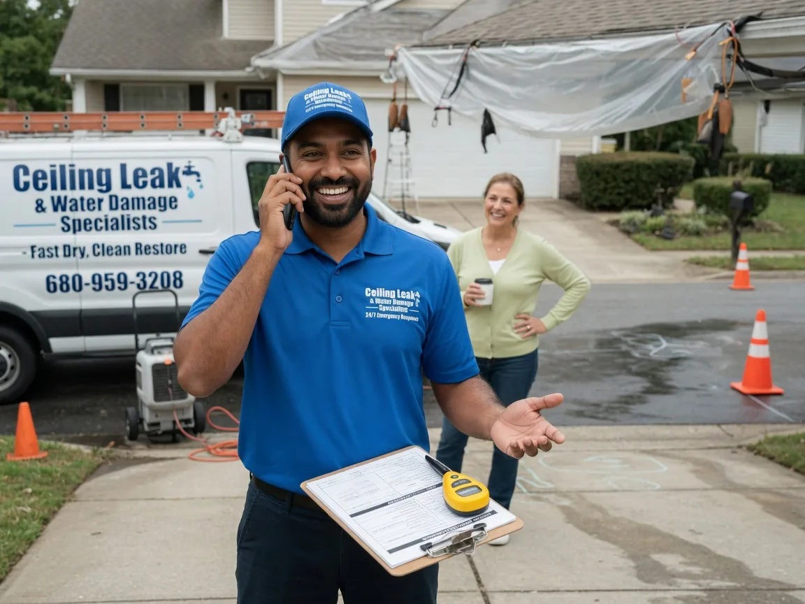 Ceiling Leak Cleanup Ferryville, WI FAQs